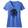 Women's Perfect Blend ® CVC V Neck Tee Thumbnail