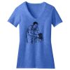 Women's Perfect Blend ® CVC V Neck Tee Thumbnail