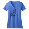 Women's Perfect Blend ® CVC V Neck Tee Thumbnail