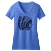 Women's Perfect Blend ® CVC V Neck Tee Thumbnail