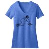 Women's Perfect Blend ® CVC V Neck Tee Thumbnail