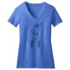 Women's Perfect Blend ® CVC V Neck Tee Thumbnail