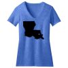 Women's Perfect Blend ® CVC V Neck Tee Thumbnail