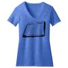Women's Perfect Blend ® CVC V Neck Tee Thumbnail