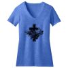 Women's Perfect Blend ® CVC V Neck Tee Thumbnail