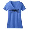 Women's Perfect Blend ® CVC V Neck Tee Thumbnail