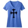 Women's Perfect Blend ® CVC V Neck Tee Thumbnail