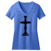 Women's Perfect Blend ® CVC V Neck Tee Thumbnail