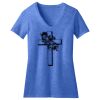 Women's Perfect Blend ® CVC V Neck Tee Thumbnail