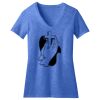 Women's Perfect Blend ® CVC V Neck Tee Thumbnail