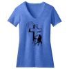 Women's Perfect Blend ® CVC V Neck Tee Thumbnail