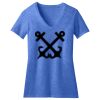 Women's Perfect Blend ® CVC V Neck Tee Thumbnail