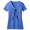 Women's Perfect Blend ® CVC V Neck Tee Thumbnail