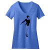 Women's Perfect Blend ® CVC V Neck Tee Thumbnail
