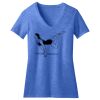 Women's Perfect Blend ® CVC V Neck Tee Thumbnail