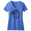Women's Perfect Blend ® CVC V Neck Tee Thumbnail