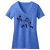 Women's Perfect Blend ® CVC V Neck Tee Thumbnail