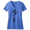 Women's Perfect Blend ® CVC V Neck Tee Thumbnail