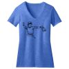 Women's Perfect Blend ® CVC V Neck Tee Thumbnail