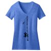 Women's Perfect Blend ® CVC V Neck Tee Thumbnail