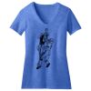 Women's Perfect Blend ® CVC V Neck Tee Thumbnail