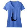 Women's Perfect Blend ® CVC V Neck Tee Thumbnail