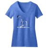Women's Perfect Blend ® CVC V Neck Tee Thumbnail