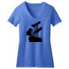 Women's Perfect Blend ® CVC V Neck Tee Thumbnail