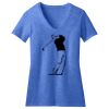 Women's Perfect Blend ® CVC V Neck Tee Thumbnail