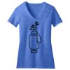 Women's Perfect Blend ® CVC V Neck Tee Thumbnail