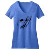 Women's Perfect Blend ® CVC V Neck Tee Thumbnail