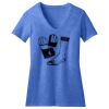 Women's Perfect Blend ® CVC V Neck Tee Thumbnail