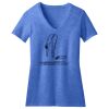 Women's Perfect Blend ® CVC V Neck Tee Thumbnail