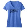 Women's Perfect Blend ® CVC V Neck Tee Thumbnail