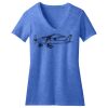 Women's Perfect Blend ® CVC V Neck Tee Thumbnail