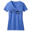 Women's Perfect Blend ® CVC V Neck Tee Thumbnail
