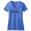 Women's Perfect Blend ® CVC V Neck Tee Thumbnail