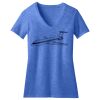 Women's Perfect Blend ® CVC V Neck Tee Thumbnail