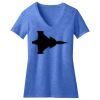 Women's Perfect Blend ® CVC V Neck Tee Thumbnail