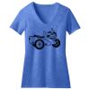 Women's Perfect Blend ® CVC V Neck Tee Thumbnail