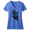 Women's Perfect Blend ® CVC V Neck Tee Thumbnail