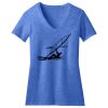 Women's Perfect Blend ® CVC V Neck Tee Thumbnail