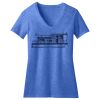 Women's Perfect Blend ® CVC V Neck Tee Thumbnail