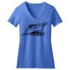 Women's Perfect Blend ® CVC V Neck Tee Thumbnail