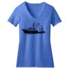 Women's Perfect Blend ® CVC V Neck Tee Thumbnail