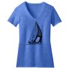 Women's Perfect Blend ® CVC V Neck Tee Thumbnail