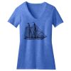 Women's Perfect Blend ® CVC V Neck Tee Thumbnail