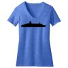 Women's Perfect Blend ® CVC V Neck Tee Thumbnail