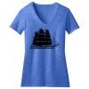 Women's Perfect Blend ® CVC V Neck Tee Thumbnail