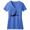 Women's Perfect Blend ® CVC V Neck Tee Thumbnail